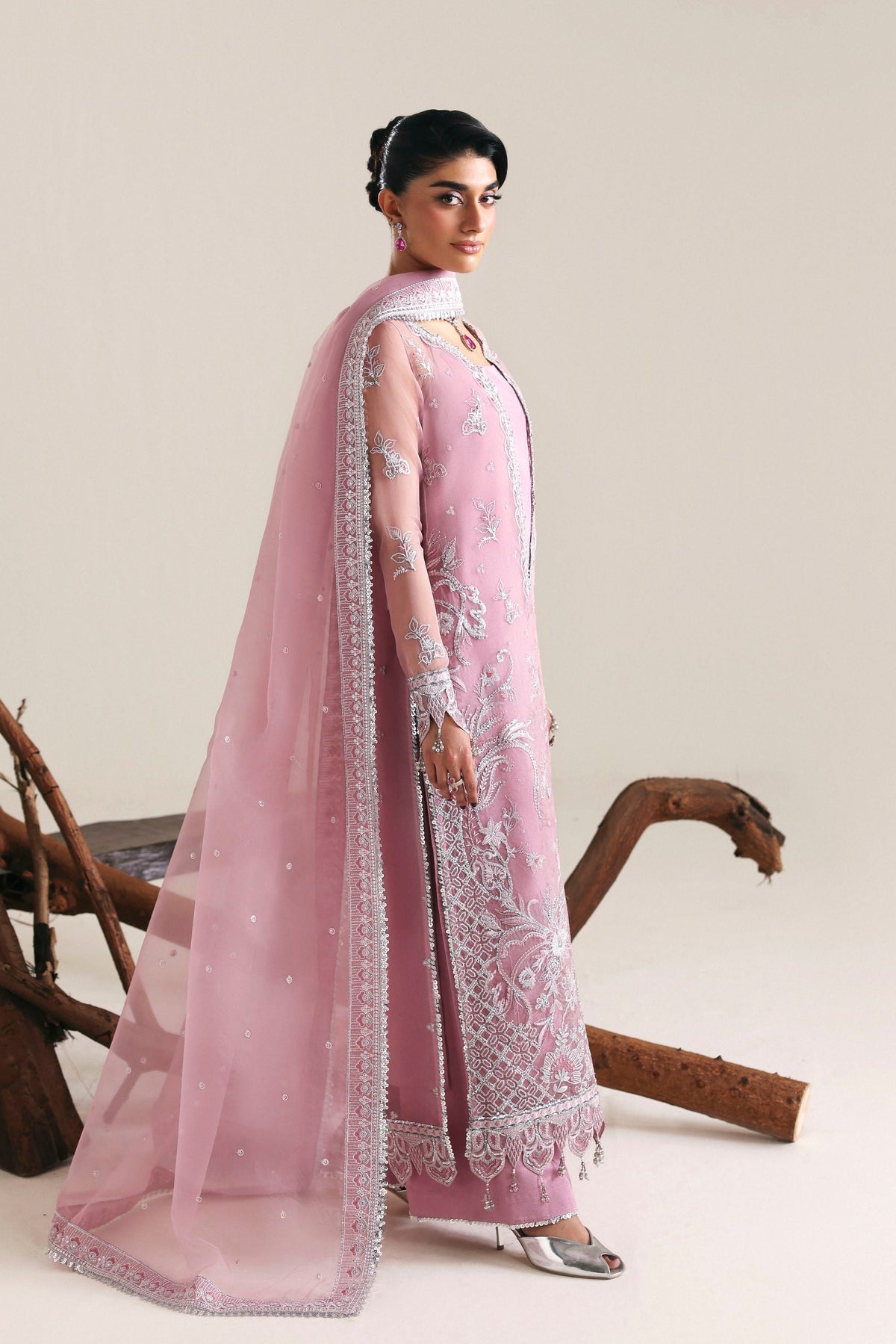 Akbar Aslam | Formal Pret | Vale - Formal Dress - available at Maria Faisal in UK and USA.
