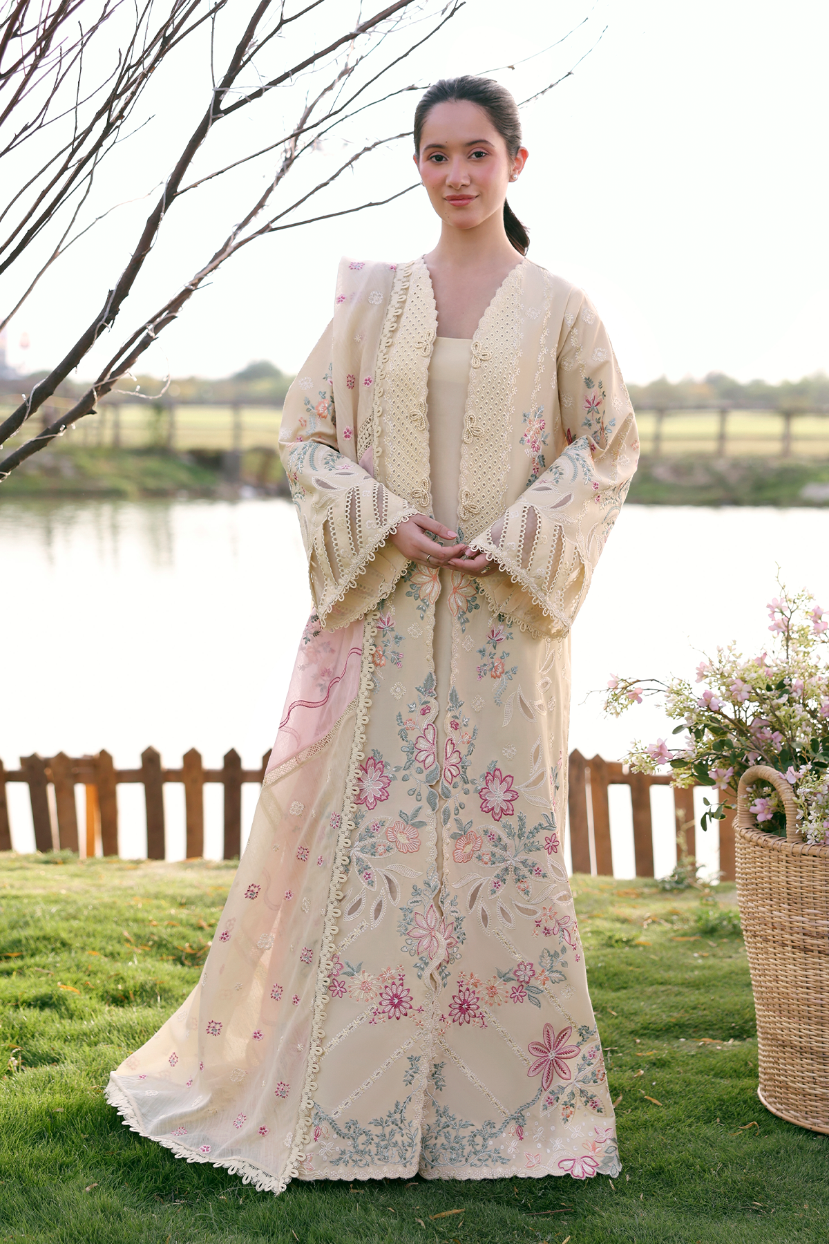Zarposh | Summer Soiree | Ismera - Luxury Dress - available at Maria Faisal in UK and USA.