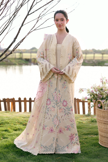Zarposh | Summer Soiree | Ismera - Luxury Dress - available at Maria Faisal in UK and USA.