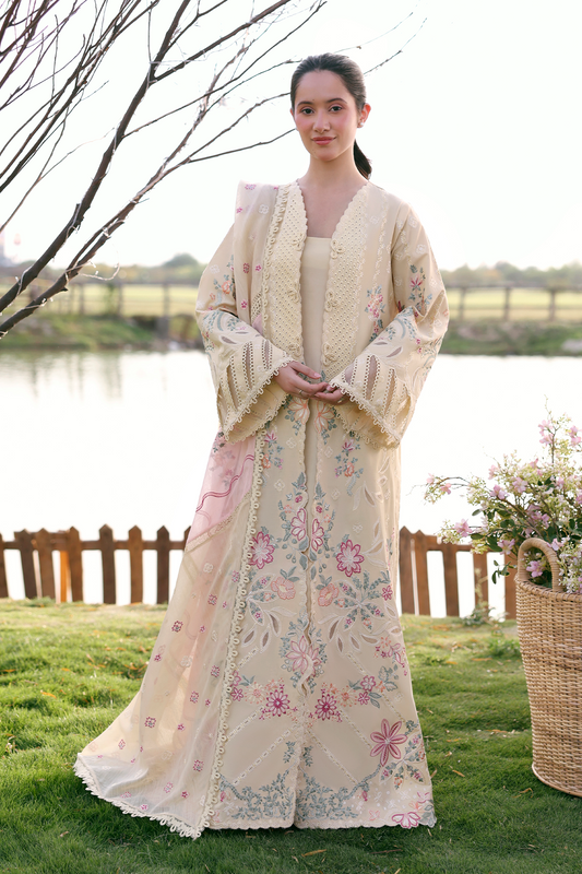 Zarposh | Summer Soiree | Ismera - Luxury Dress - available at Maria Faisal in UK and USA.