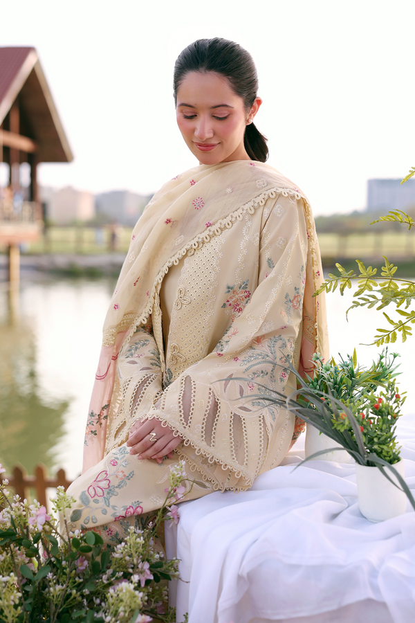 Zarposh | Summer Soiree | Ismera - Luxury Dress - available at Maria Faisal in UK and USA.