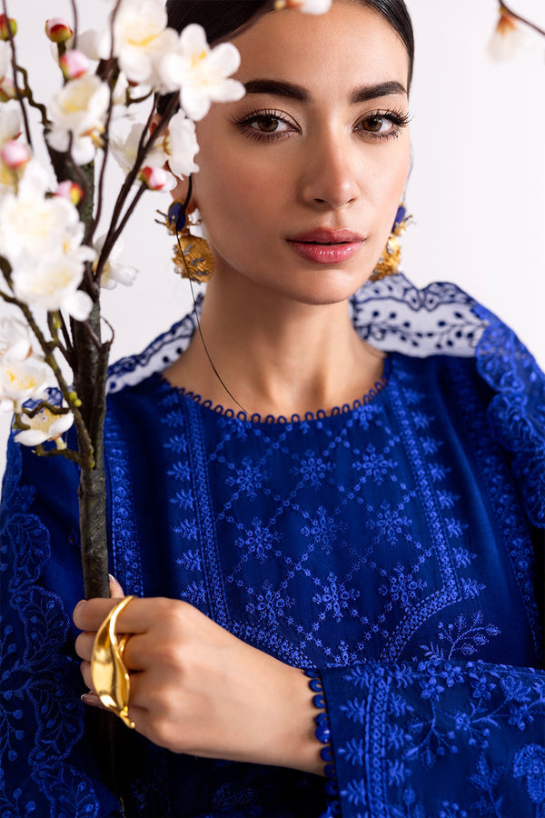 Enzo I Tu Es Aime I Bleue - Ladies Clothes - Maria Faisal
