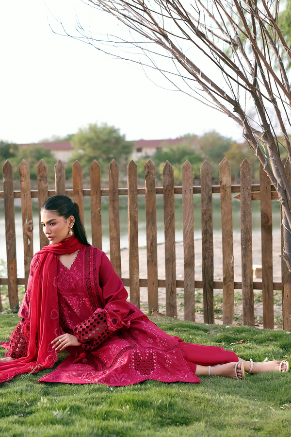 Zarposh | Summer Soiree | Cynelle - Luxury Dress - available at Maria Faisal in UK and USA.