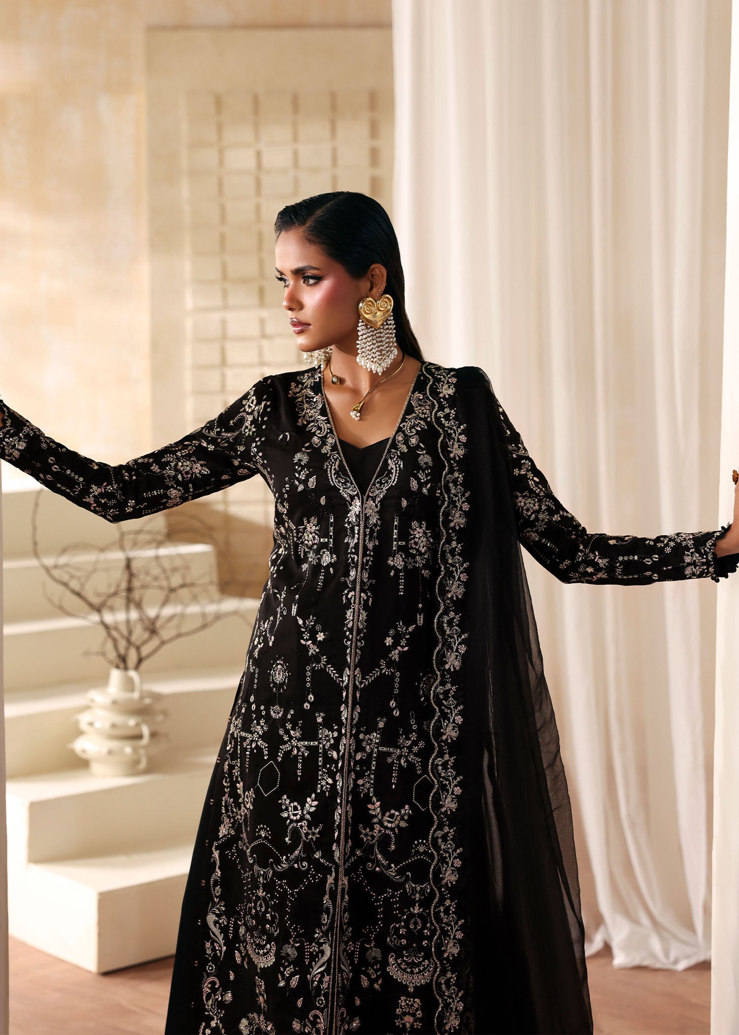 Kanwal Malik | Rea Luxury Pret 26 | Mahsa - Luxury Dress - available at Maria Faisal in UK and USA.