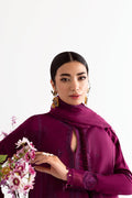Enzo I Tu Es Aime I Prune - Ladies Clothes - Maria Faisal