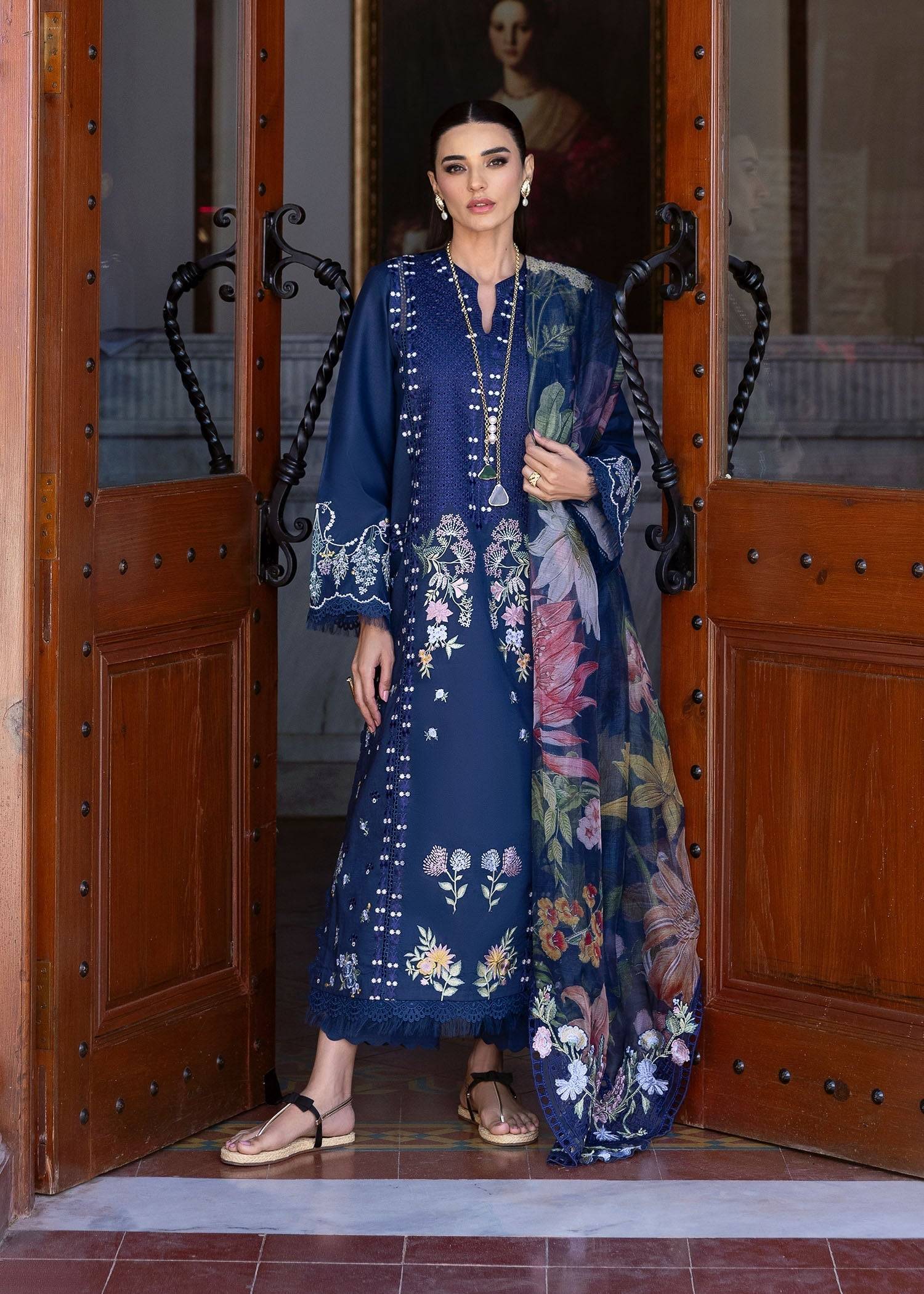 Saira Shakira | Bloom Lawn 25 | HANGING GARDENS 2-B by Maria Faisal - Registered Vendor of : Saira Shakira - type : Ladies Clothes - 100% original wedding dresses