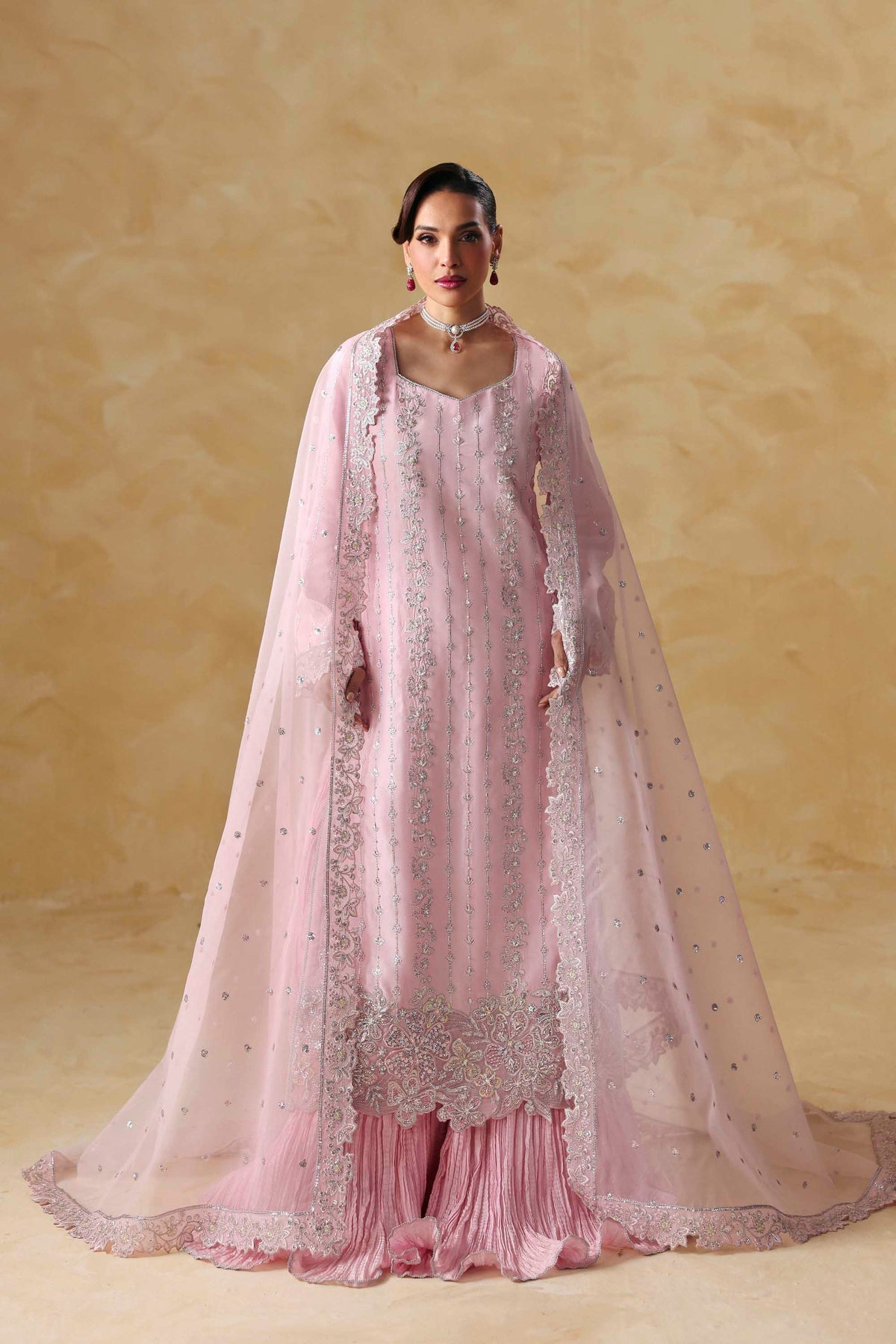Akbar Aslam | Formal Pret | Sylra - Formal Dress - available at Maria Faisal in UK and USA.