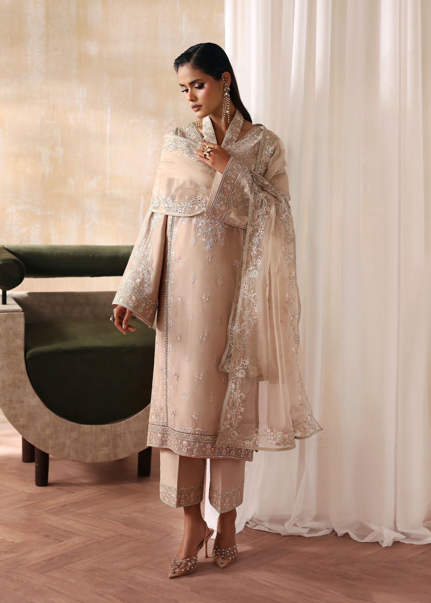 Kanwal Malik | Rea Luxury Pret 26 | Hooria - Luxury Dress - available at Maria Faisal in UK and USA.