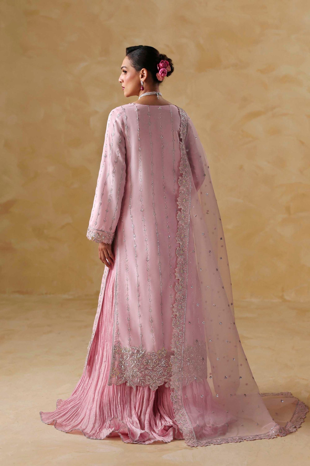 Akbar Aslam | Formal Pret | Sylra - Formal Dress - available at Maria Faisal in UK and USA.