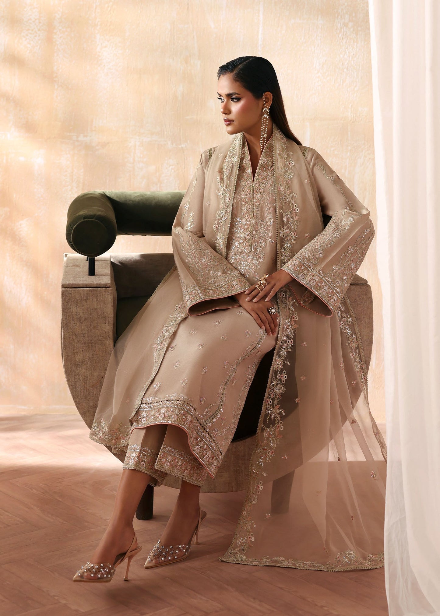 Kanwal Malik | Rea Luxury Pret 26 | Hooria - Luxury Dress - available at Maria Faisal in UK and USA.