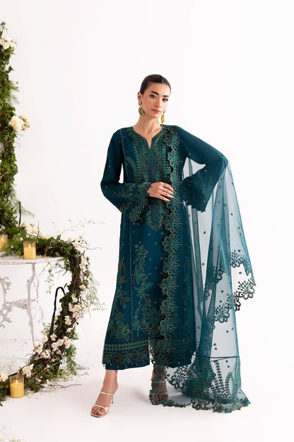 Enzo I Tu Es Aime I Sarcelle - Ladies Clothes - Maria Faisal