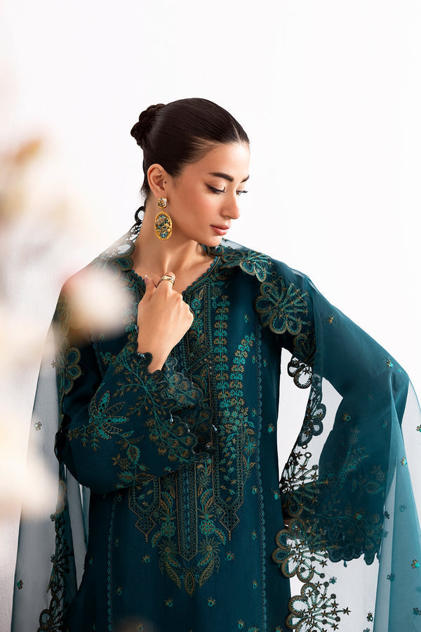 Enzo I Tu Es Aime I Sarcelle - Ladies Clothes - Maria Faisal