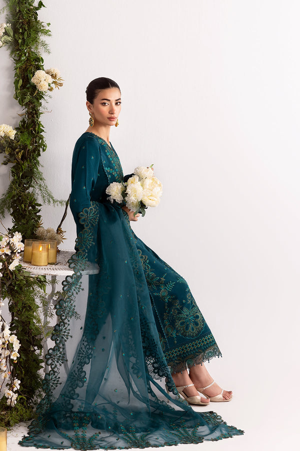 Enzo I Tu Es Aime I Sarcelle - Ladies Clothes - Maria Faisal