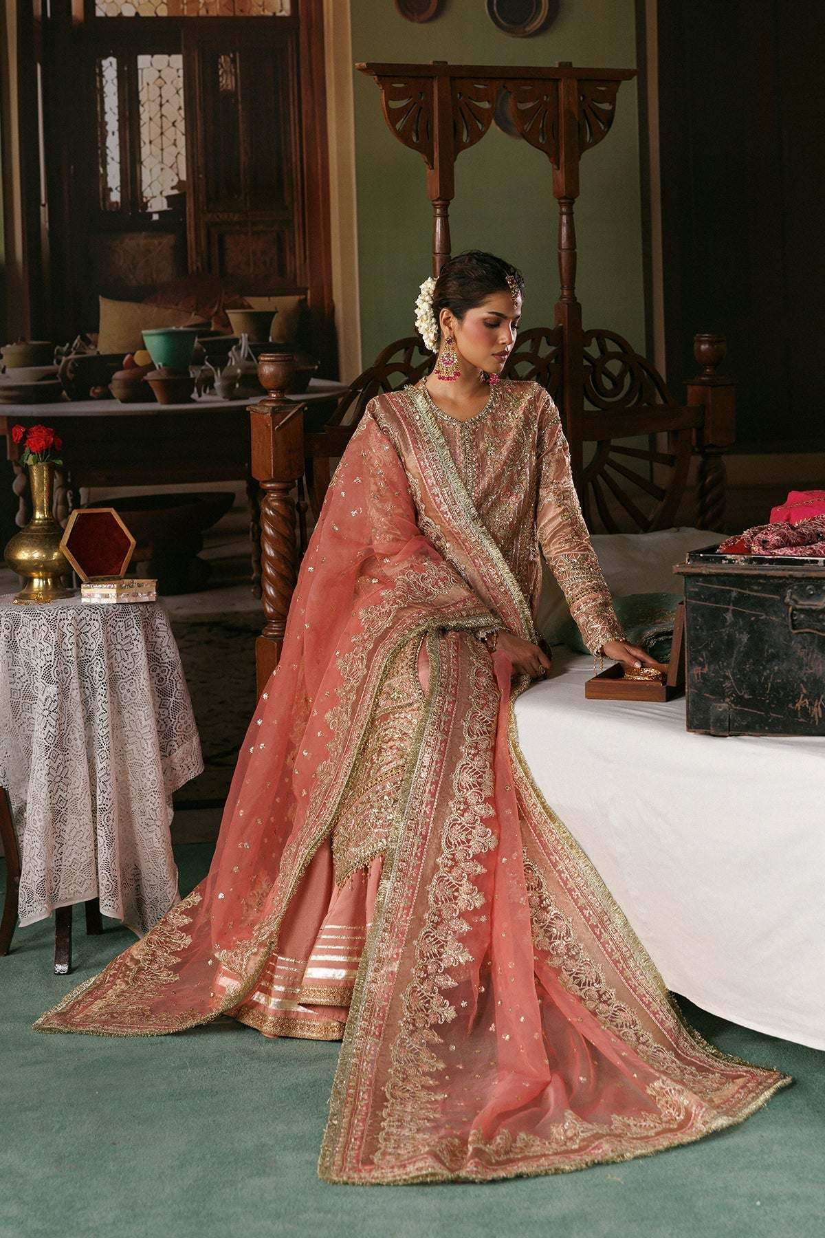 Afrozeh | Shehnai Wedding Formals 26 | Aabroo - Wedding Dress - available at Maria Faisal in UK and USA.
