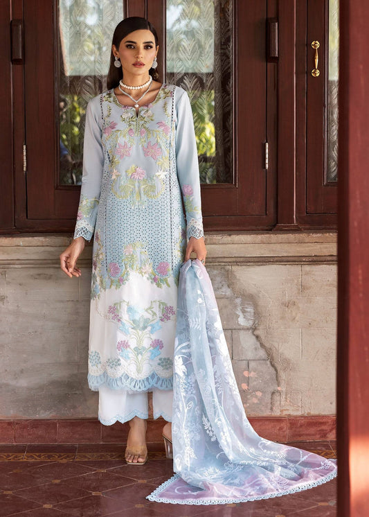 Saira Shakira | Bloom Lawn 25 | LOTUS REVERIE 4-B by Maria Faisal - Registered Vendor of : Saira Shakira - type : Ladies Clothes - 100% original wedding dresses
