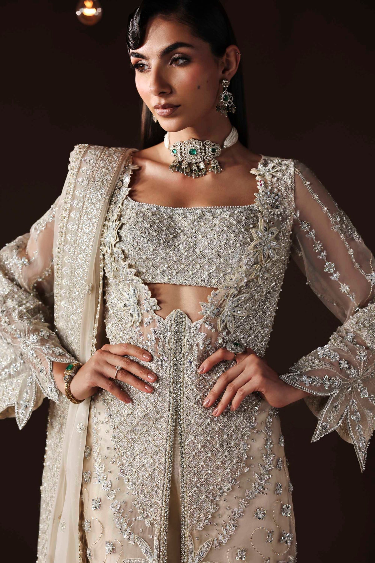 Akbar Aslam | Luxury Formals | Hazel - Formal Dress - available at Maria Faisal in UK and USA.