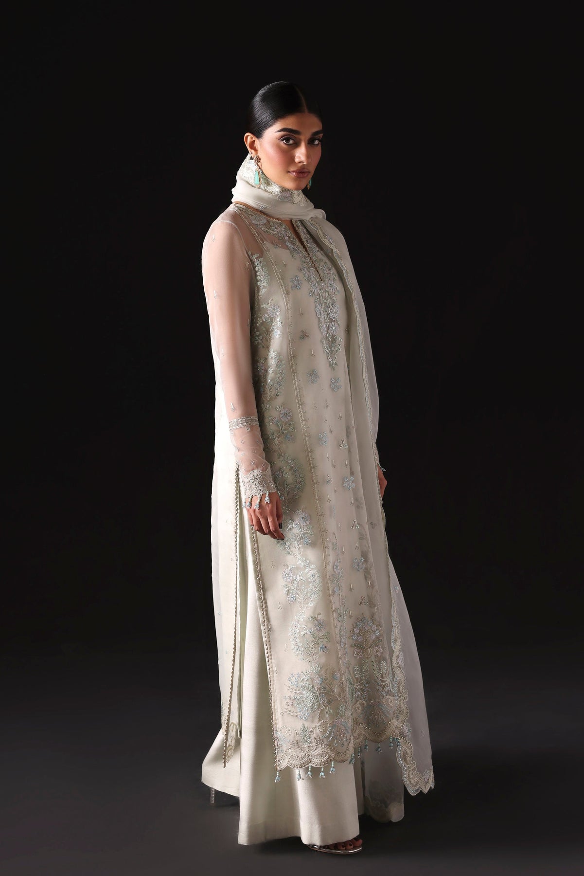 Akbar Aslam | Formal Pret | Celeste - Formal Dress - available at Maria Faisal in UK and USA.