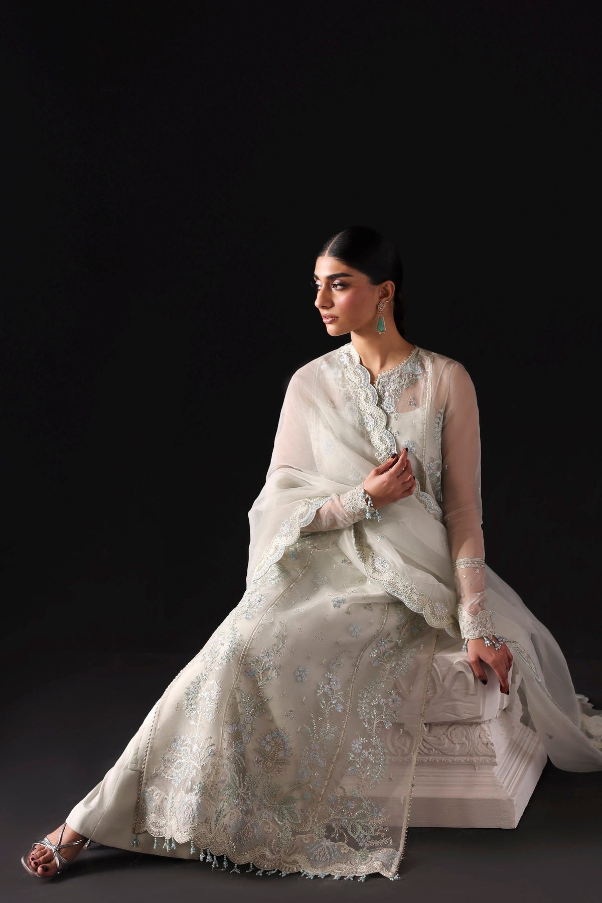 Akbar Aslam | Formal Pret | Celeste - Formal Dress - available at Maria Faisal in UK and USA.
