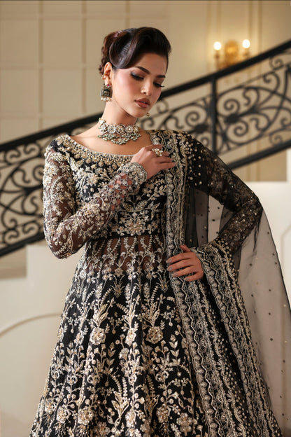 Inara | Ophelia Luxury Formal | ONYX - Formal Dress - available at Maria Faisal in UK and USA.
