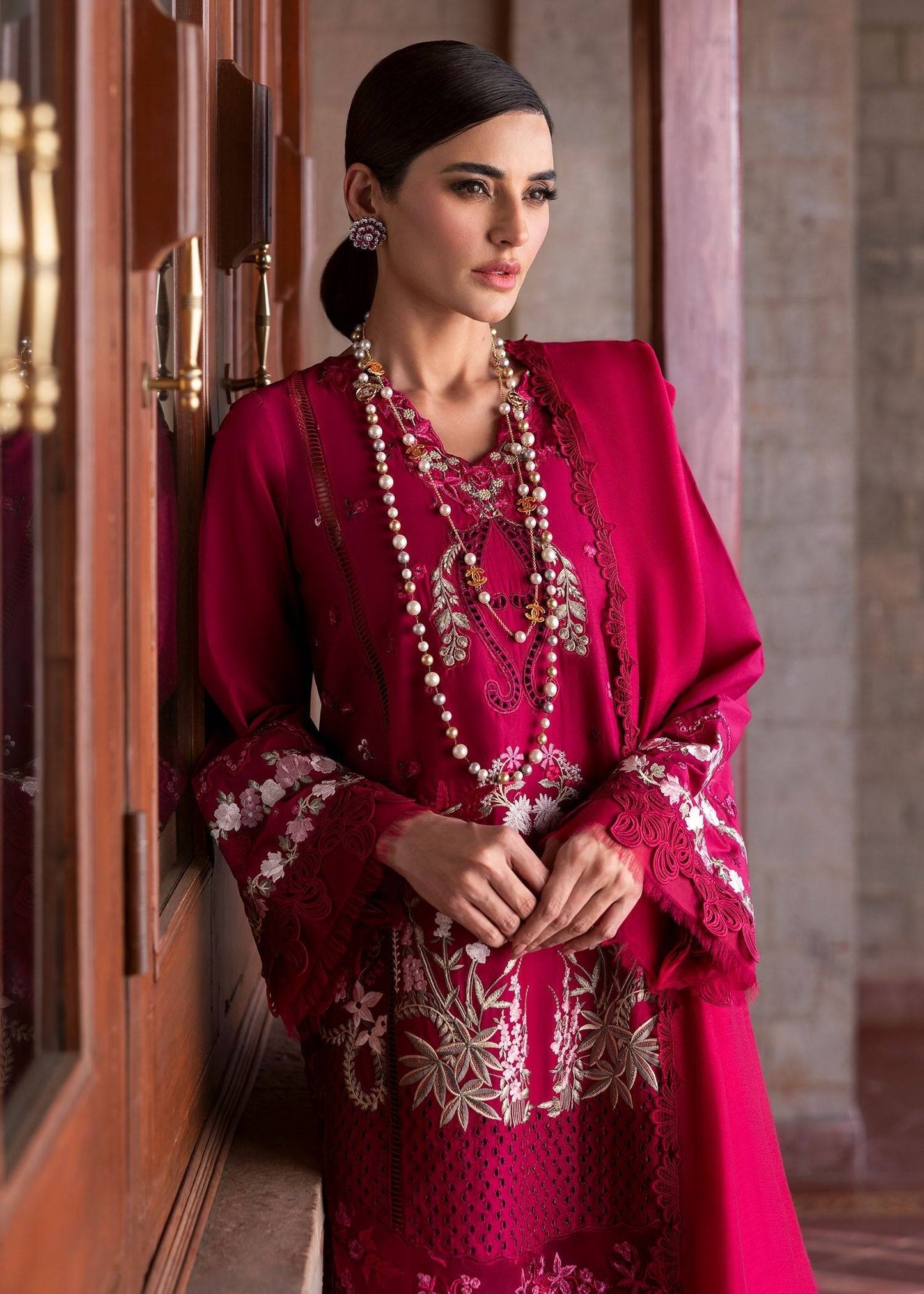 Saira Shakira | Bloom Lawn 25 | FAYE 7-B by Maria Faisal - Registered Vendor of : Saira Shakira - type : Ladies Clothes - 100% original wedding dresses