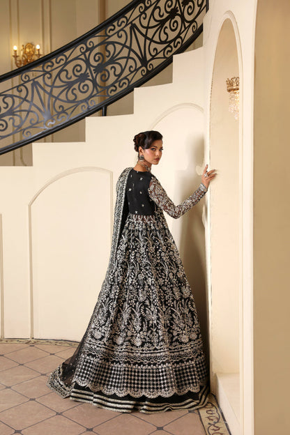 Inara | Ophelia Luxury Formal | ONYX - Formal Dress - available at Maria Faisal in UK and USA.