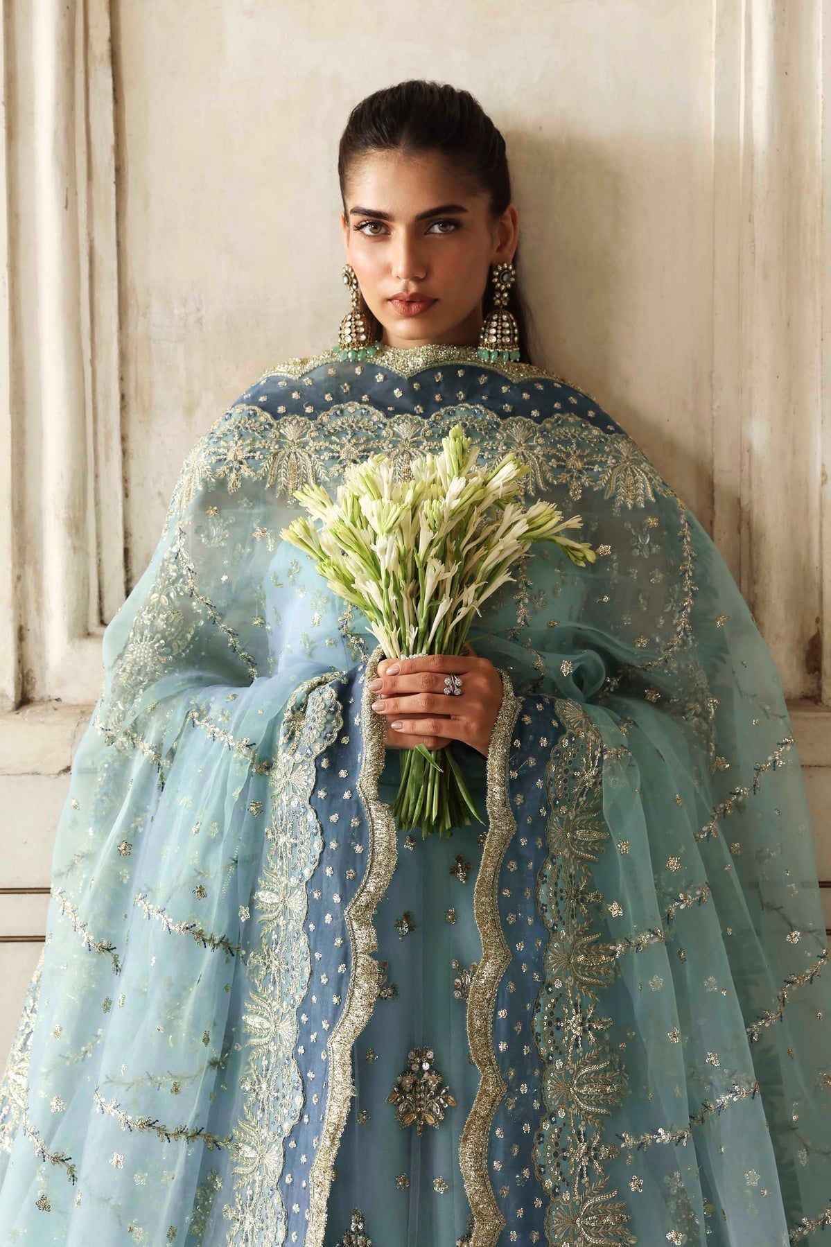 Akbar Aslam | Rang Mahal Formals | Rumul - Formal Dress - available at Maria Faisal in UK and USA.