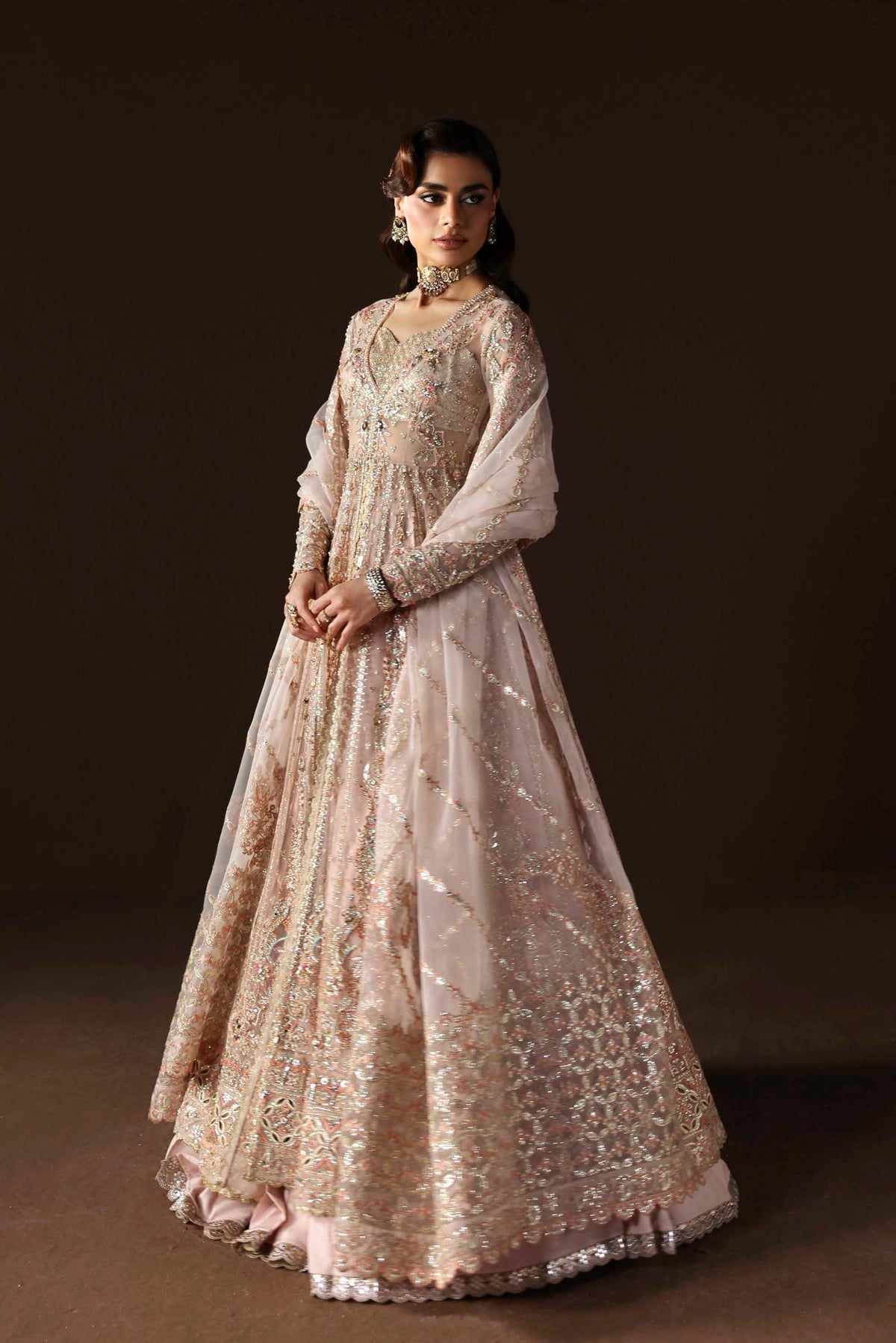 Akbar Aslam | Luxury Formals | Ember - Formal Dress - available at Maria Faisal in UK and USA.