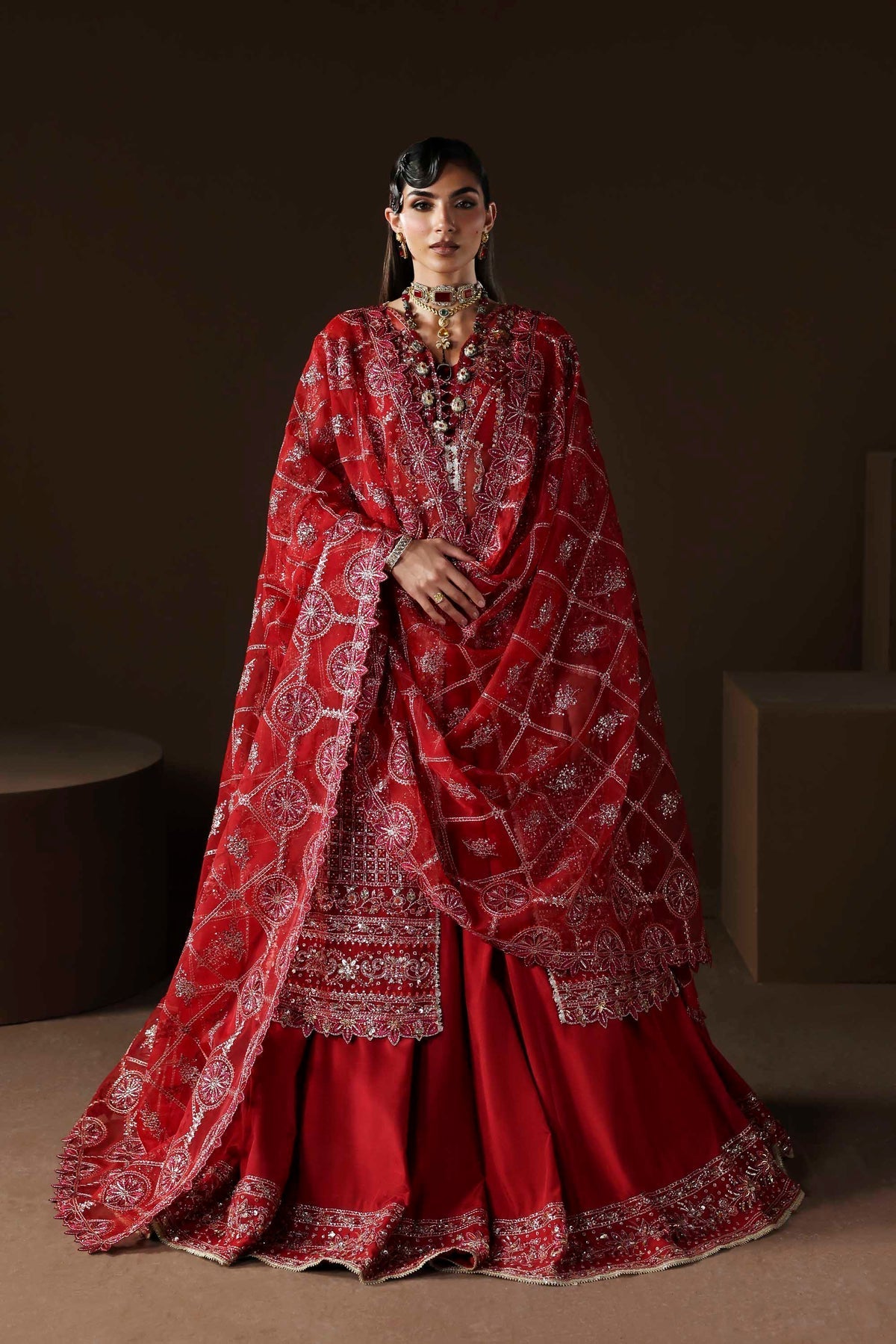 Akbar Aslam | Luxury Formals | Oracle - Formal Dress - available at Maria Faisal in UK and USA.