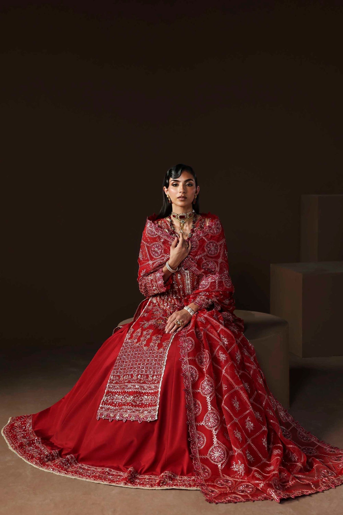 Akbar Aslam | Luxury Formals | Oracle - Formal Dress - available at Maria Faisal in UK and USA.