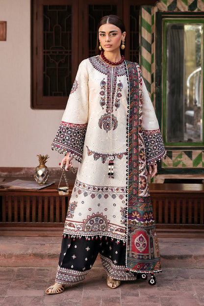 Jazmin | Shahkaar Luxury Eid Lawn SS26 | SL26-D02 - Luxury Dress - available at Maria Faisal in UK and USA.