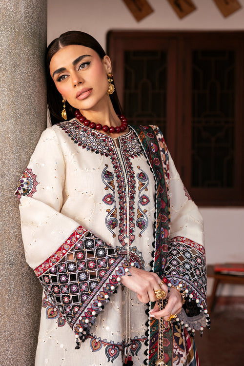 Jazmin | Shahkaar Luxury Eid Lawn SS26 | SL26-D02 - Luxury Dress - available at Maria Faisal in UK and USA.