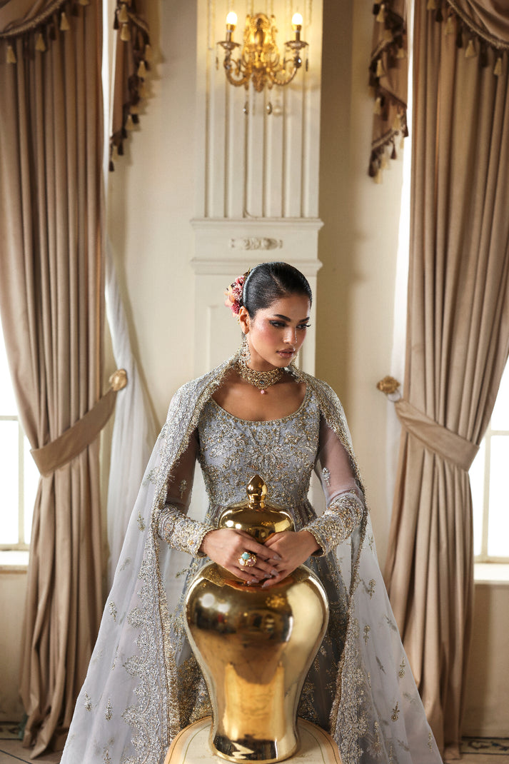 Inara | Ophelia Luxury Formal | ELARA - Formal Dress - available at Maria Faisal in UK and USA.