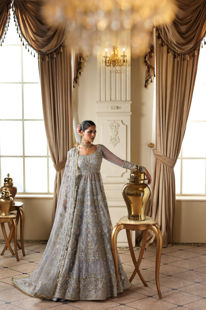 Inara | Ophelia Luxury Formal | ELARA - Formal Dress - available at Maria Faisal in UK and USA.