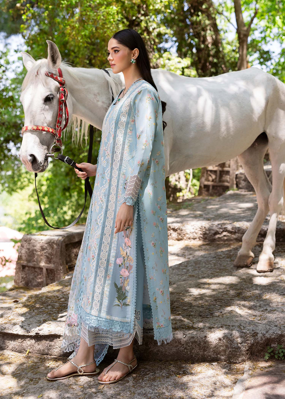 Saira Shakira | Bloom Lawn 25 | SWEET OPEL 8-B by Maria Faisal - Registered Vendor of : Saira Shakira - type : Ladies Clothes - 100% original wedding dresses