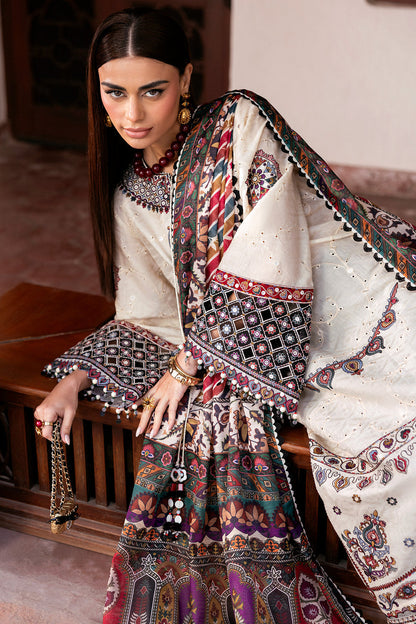 Jazmin | Shahkaar Luxury Eid Lawn SS26 | SL26-D02 - Luxury Dress - available at Maria Faisal in UK and USA.