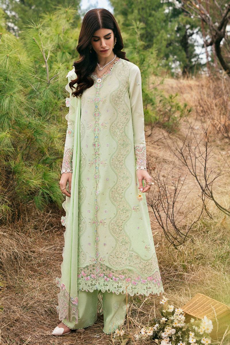 Qalamkar | Qlinekari Lawn | DC-14 Meline by Maria Faisal - Registered Vendor of : Qalamkar - type : Ladies Clothes - 100% original wedding dresses