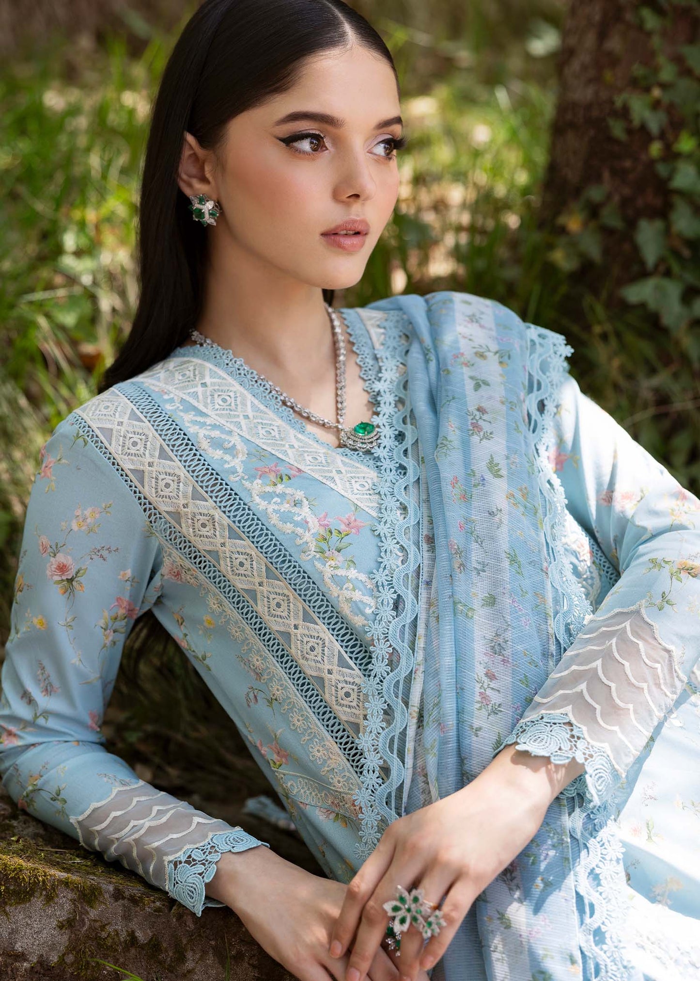 Saira Shakira | Bloom Lawn 25 | SWEET OPEL 8-B by Maria Faisal - Registered Vendor of : Saira Shakira - type : Ladies Clothes - 100% original wedding dresses