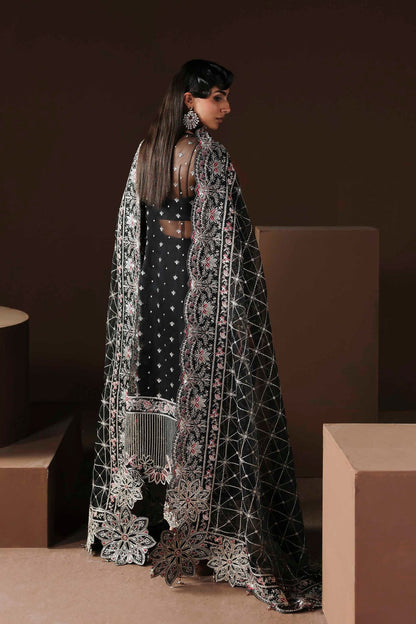 Akbar Aslam | Luxury Formals |Noir - Formal Dress - available at Maria Faisal in UK and USA.