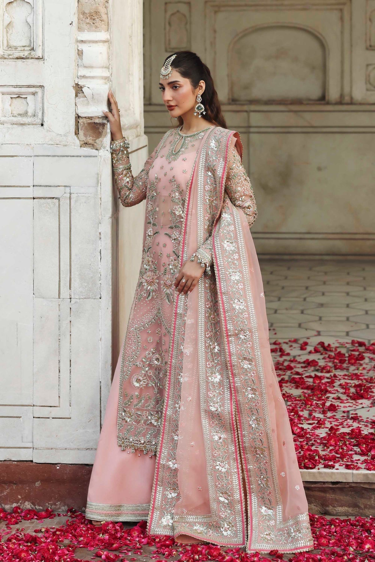 Akbar Aslam | Rang Mahal Formals | Naazi - Formal Dress - available at Maria Faisal in UK and USA.