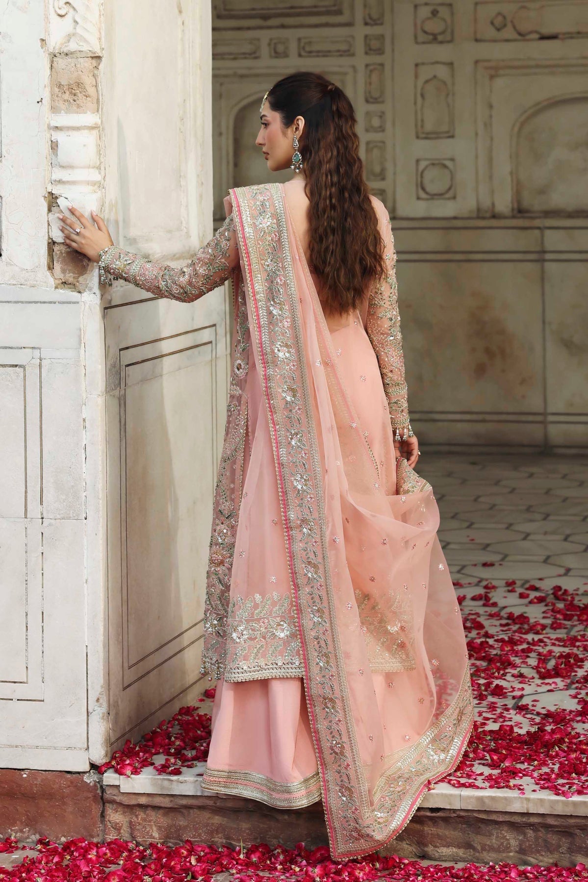 Akbar Aslam | Rang Mahal Formals | Naazi - Formal Dress - available at Maria Faisal in UK and USA.