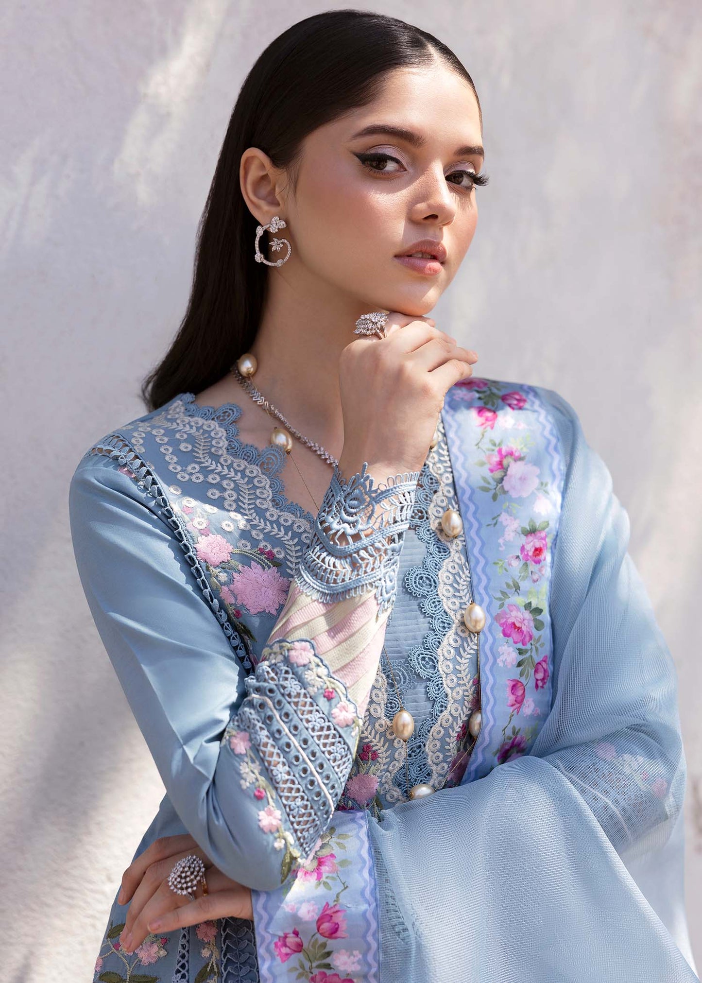 Saira Shakira | Bloom Lawn 25 | ZERENE 1-B by Maria Faisal - Registered Vendor of : Saira Shakira - type : Ladies Clothes - 100% original wedding dresses