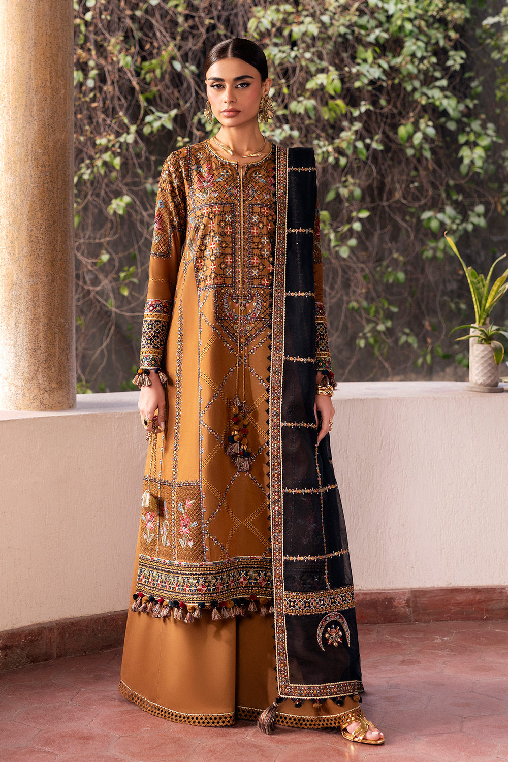 Jazmin | Shahkaar Luxury Eid Lawn SS26 | SL26-D05 - Luxury Dress - available at Maria Faisal in UK and USA.