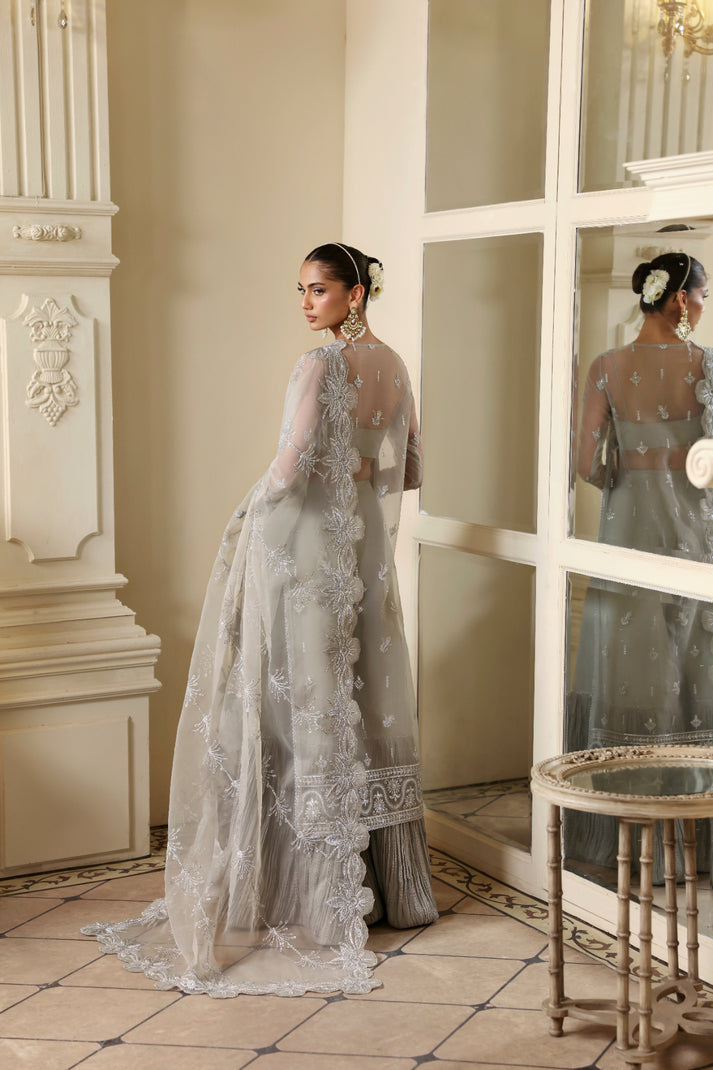 Inara | Ophelia Luxury Formal | LUNARA - Formal Dress - available at Maria Faisal in UK and USA.