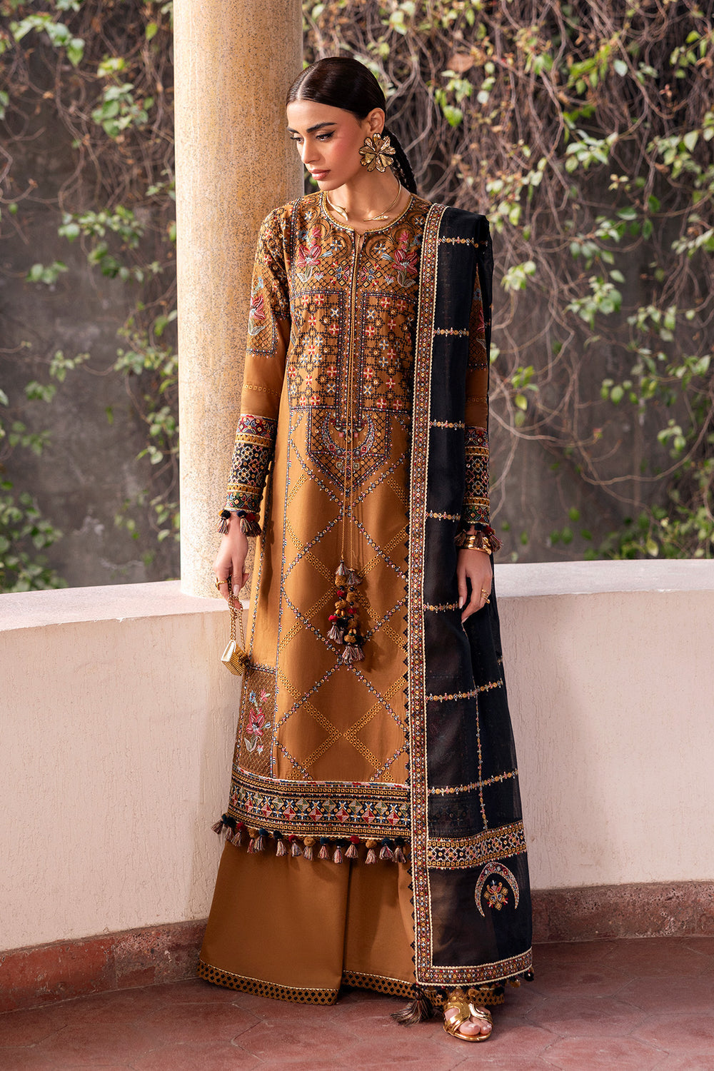 Jazmin | Shahkaar Luxury Eid Lawn SS26 | SL26-D05 - Luxury Dress - available at Maria Faisal in UK and USA.