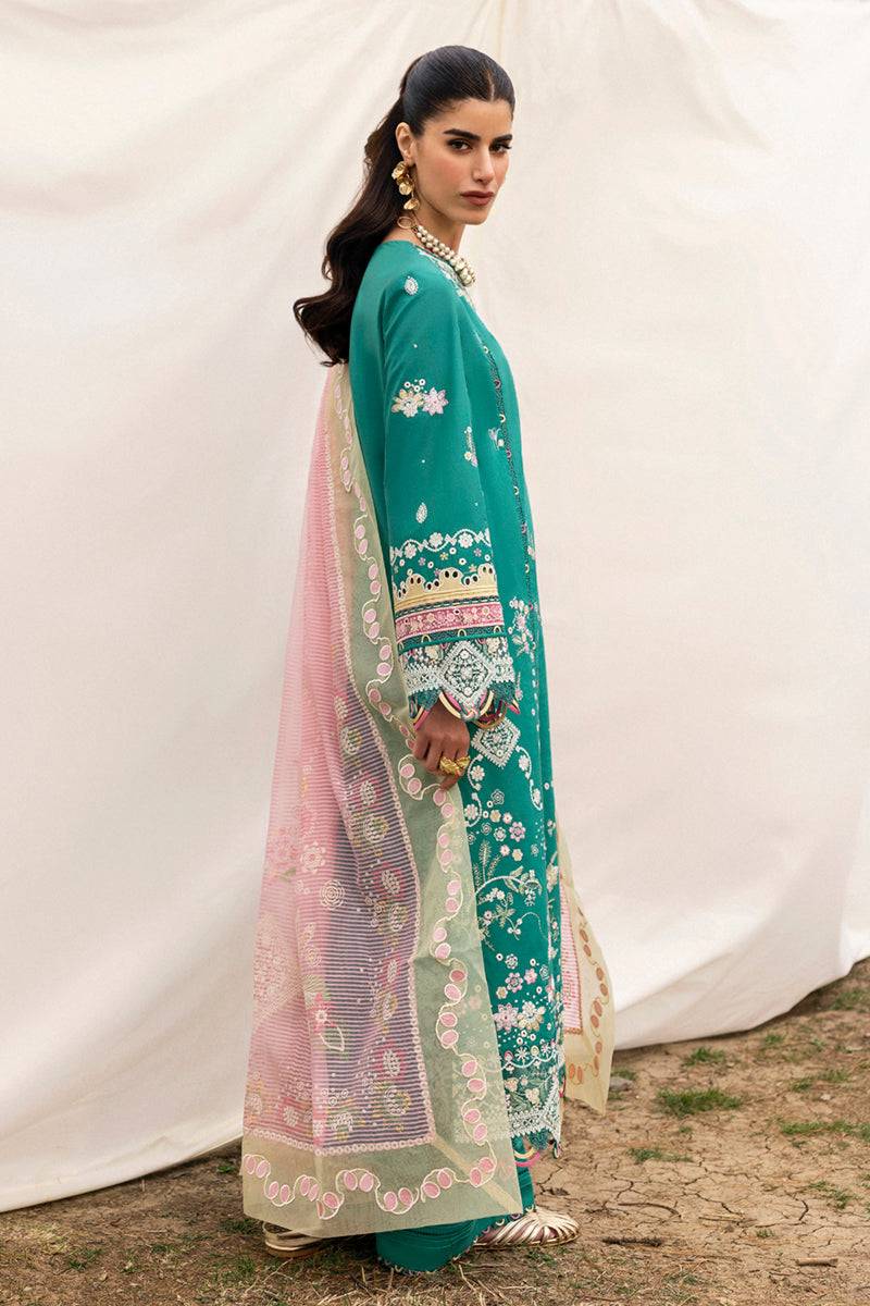 Qalamkar | Qlinekari Lawn | DC-08 Elida by Maria Faisal - Registered Vendor of : Qalamkar - type : Ladies Clothes - 100% original wedding dresses