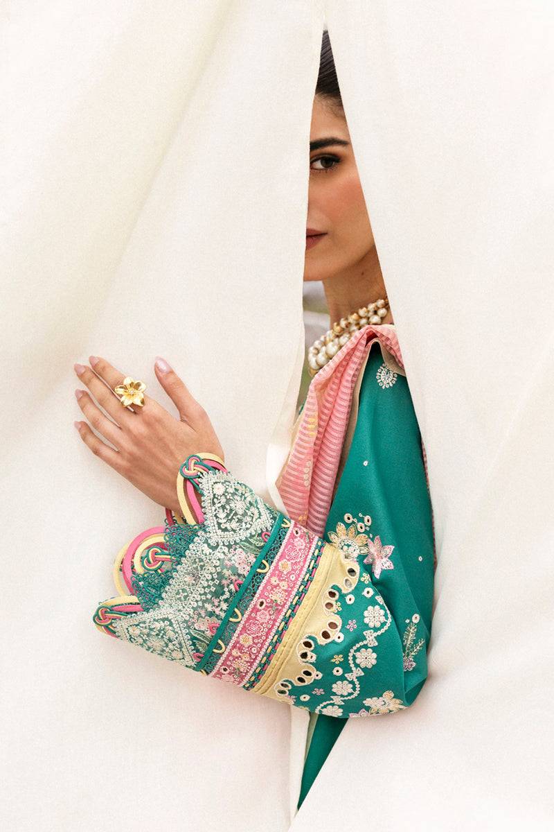 Qalamkar | Qlinekari Lawn | DC-08 Elida by Maria Faisal - Registered Vendor of : Qalamkar - type : Ladies Clothes - 100% original wedding dresses