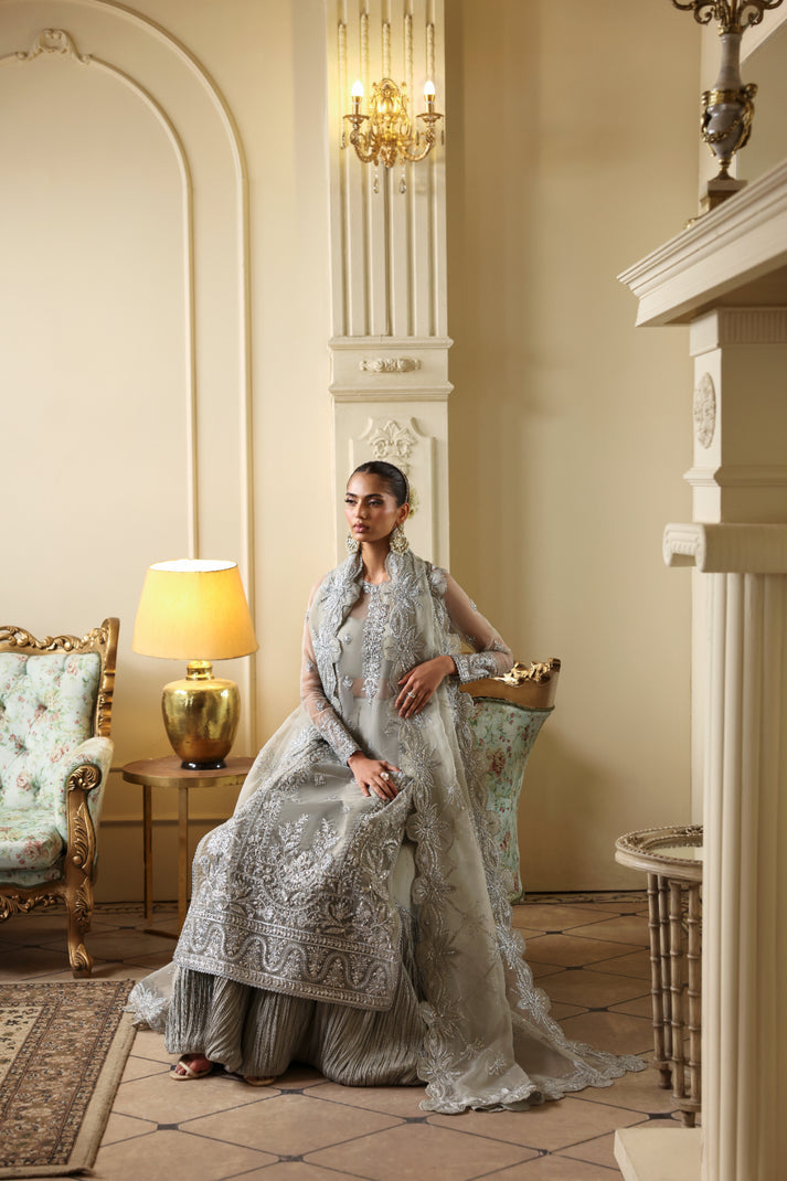 Inara | Ophelia Luxury Formal | LUNARA - Formal Dress - available at Maria Faisal in UK and USA.
