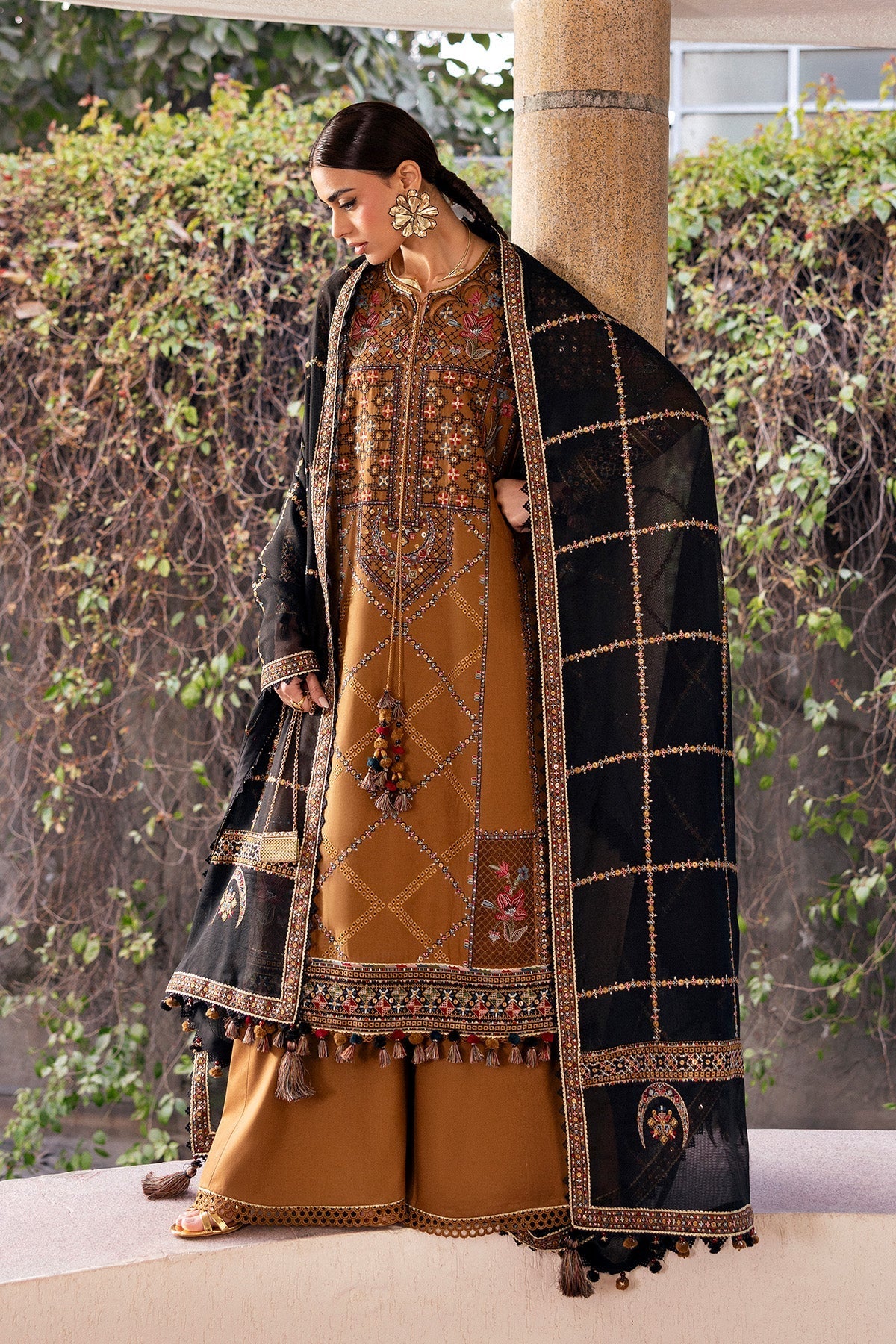Jazmin | Shahkaar Luxury Eid Lawn SS26 | SL26-D05 - Luxury Dress - available at Maria Faisal in UK and USA.