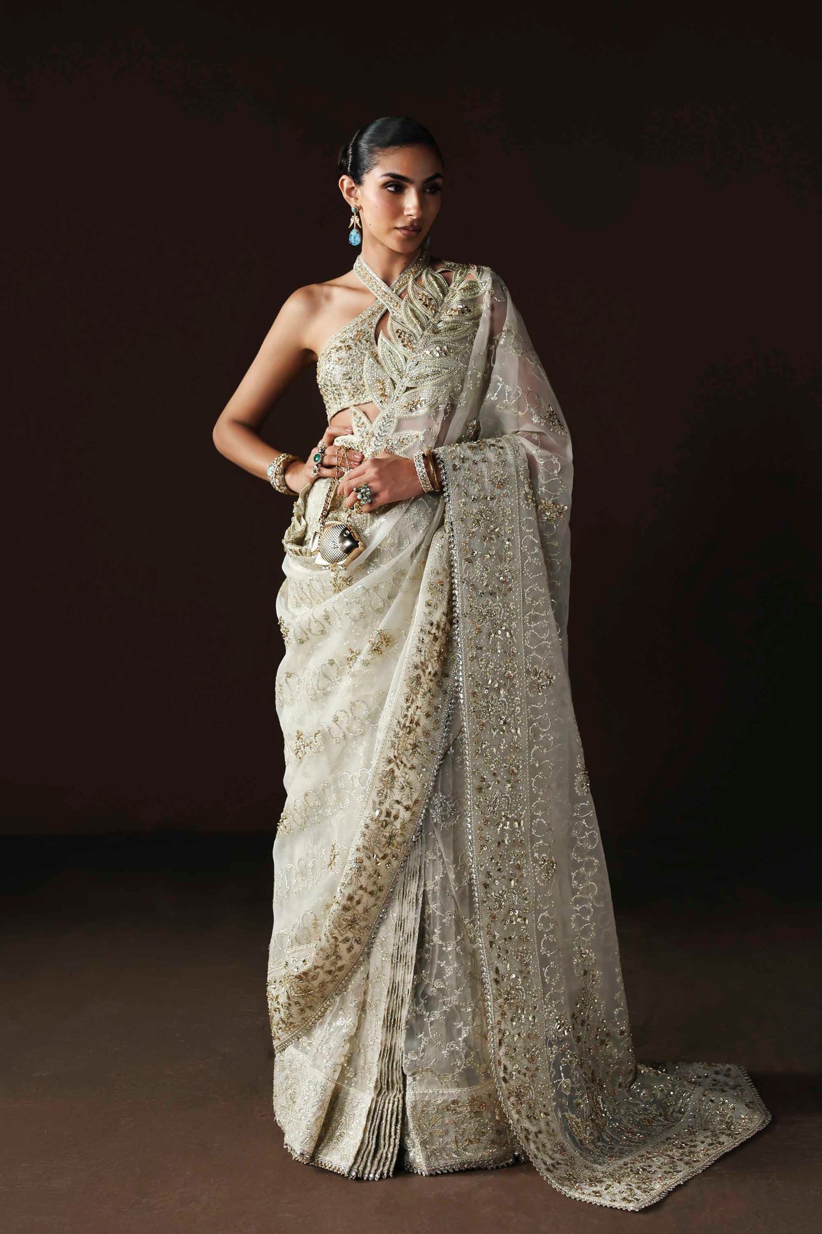 Akbar Aslam | Luxury Formals | Luna - Formal Dress - available at Maria Faisal in UK and USA.