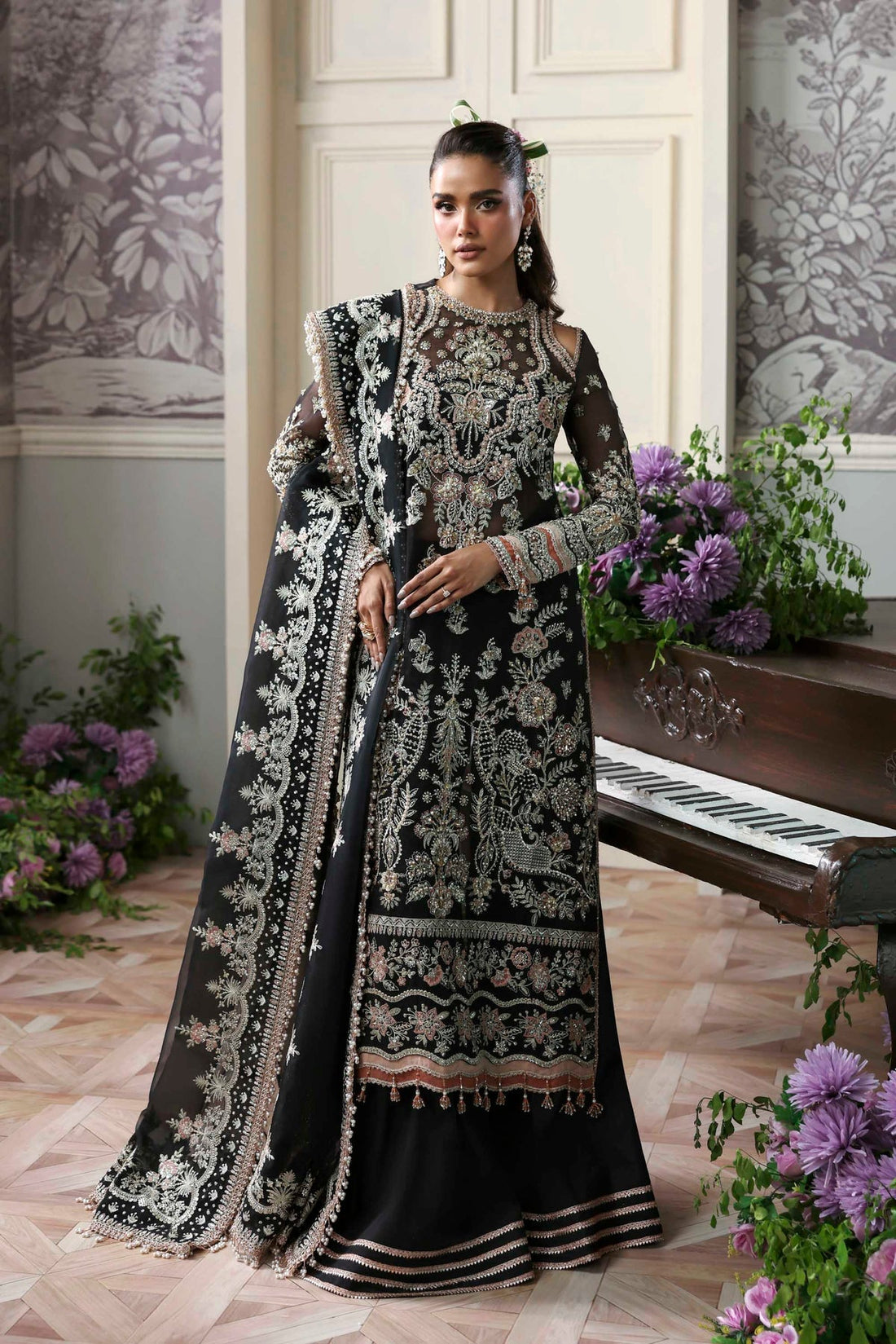 Akbar Aslam | Deewani Wedding Formals | Nocturne - Ladies Clothes - Maria Faisal